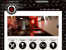 Tablet Screenshot of afuegonegro.com